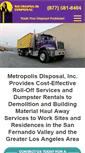 Mobile Screenshot of metropolis-disposal.com